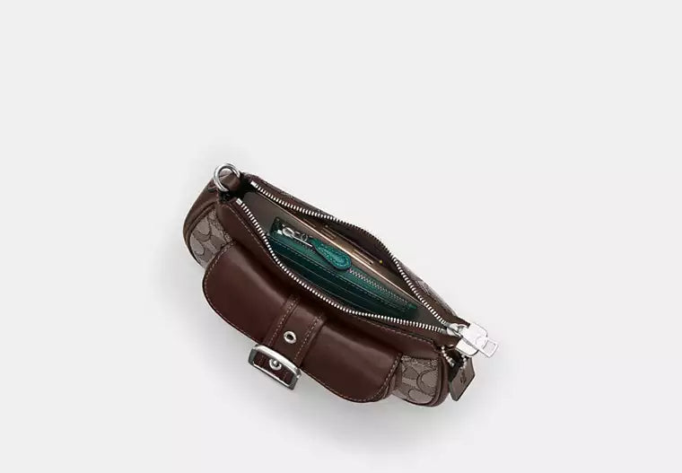Ashton Mini Shoulder Bag In Signature Jacquard